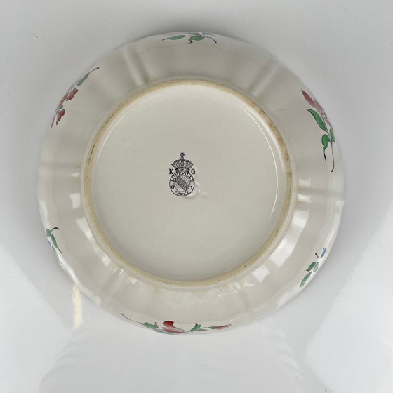 PM Salad Bowl, Réverbère Model by KG Lunéville, Tulip Pattern – Crockery, Ceramic (photo 5 of 5)