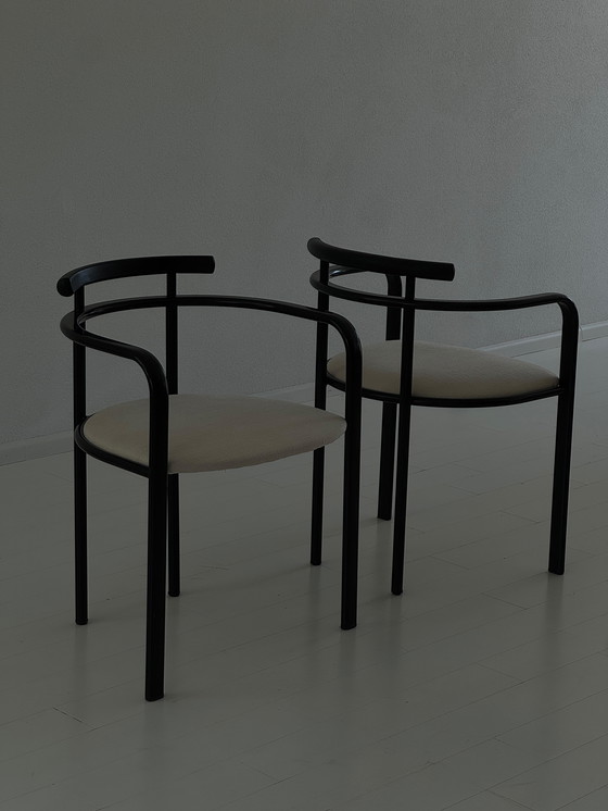 Image 1 of 6x Eetkamerstoelen ‘Segis’ Carlo Bambino Voor Martina