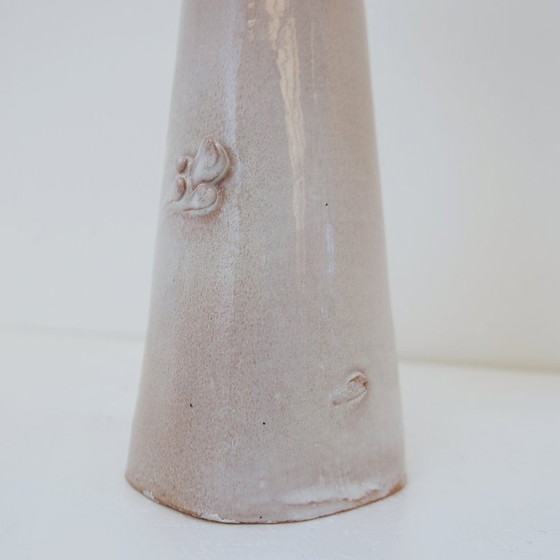 Image 1 of Ceramic Sculpture Female Face Flower Vase Decoration