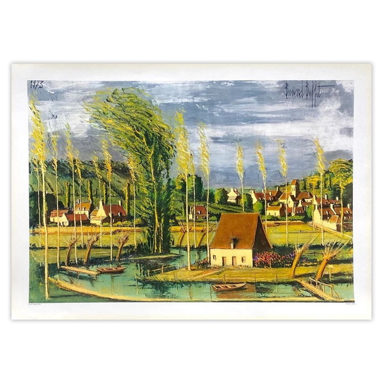 Image 1 of Bernard Buffet Village au soleil Plakat 1973