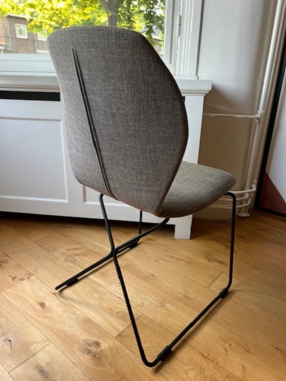 Image 1 of 6x Manzini chaises de salle à manger Gris