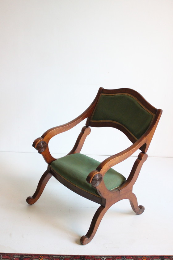 Image 1 of Viktorianischer metamorpher Gebetshocker und Stuhl Prie Dieu