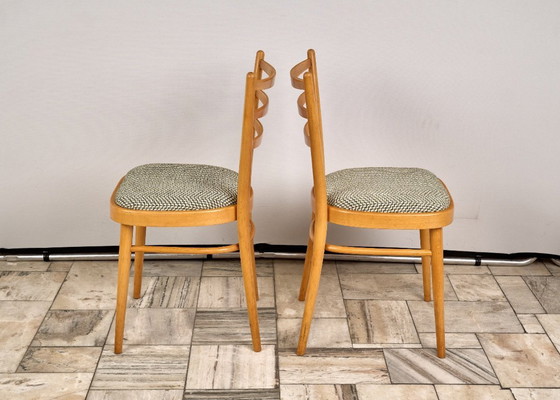 Image 1 of Juego de 4 sillas de comedor, TON, década de 1960, Checoslovaquia