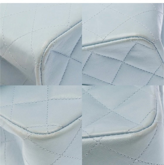 Image 1 of Borsa CHANEL Timeless/Classique in Cuir Bleu - 103407
