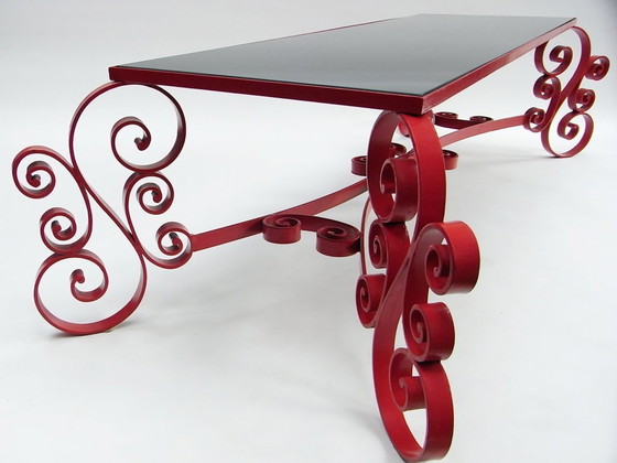 Image 1 of Beverly, table basse de style Mid-Century, États-Unis, années 1960, unique !