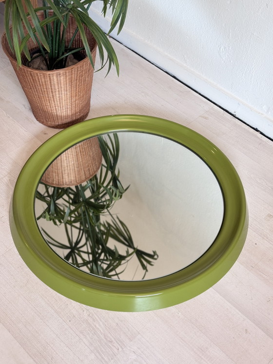 Miroir rond vintage Space Age Schönbuch 1970 – Glass, Plastic (photo 3 of 10)