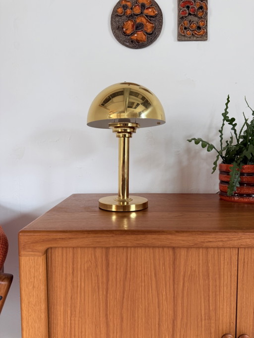 Lampada da tavolo vintage in ottone Art Déco, WSB Leuchten '70 – tafellampen, Brass (photo 2 of 9)