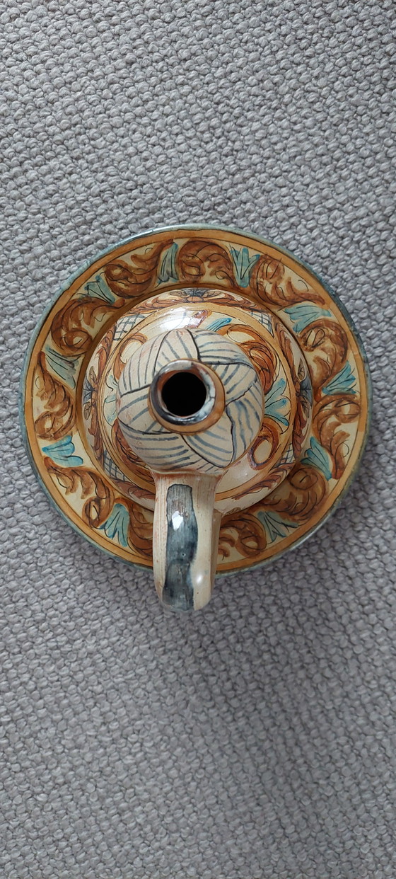 Image 1 of Piatto e vaso in terracotta dal Portogallo