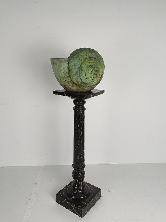 Image 1 of Hermosa cóclea de terracota antigua con gran pátina