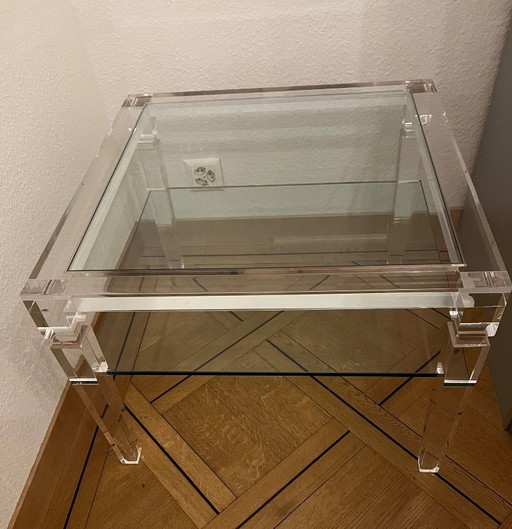 Small Plexiglas table from the 90s