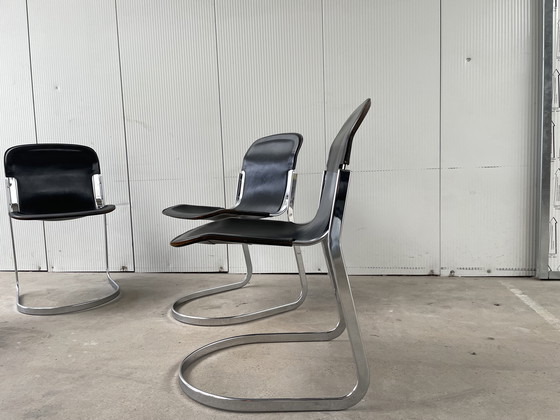 Image 1 of Vintage Cidue C2 Chairs Willy Rizzo