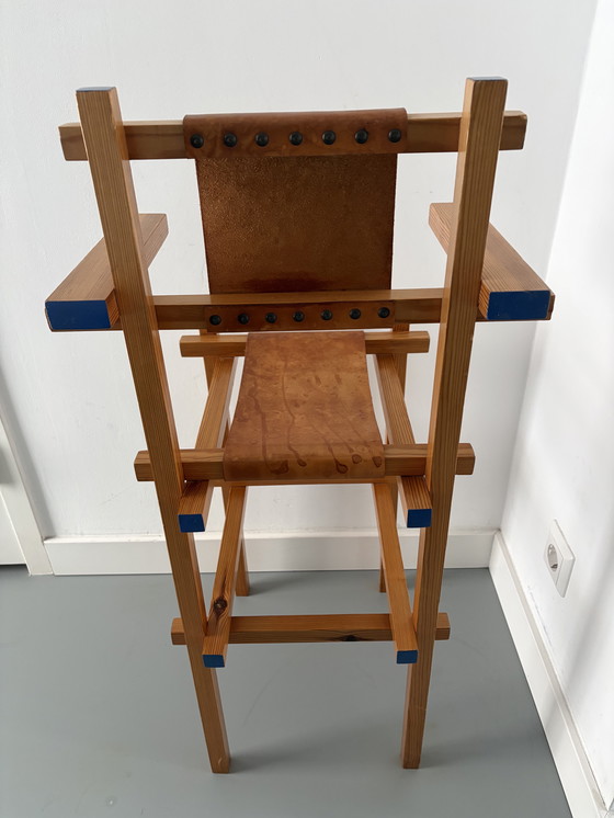 Image 1 of Seggiolone in stile “Gerrit Rietveld”.