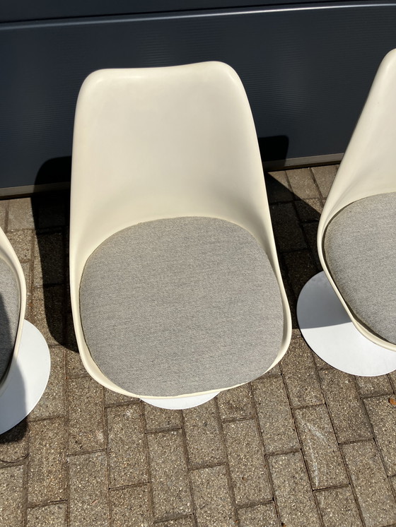 Image 1 of 6x Original Vintage Knoll Tulip Dining Chairs Eero Saarinen