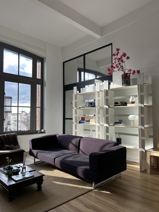 Piero Lissoni - Canapé Reef en Laine Violet – 3 5 zitsbanken, Wool