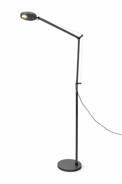 Lámpara de pie LED Artemide Demetra – Diseño de Naoto Fukasawa – Gris antracita – Altura: 140 cm – vloerlampen