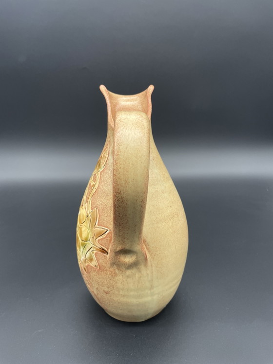 Vallauris Ceramic Jug with Plastic Grape Decor, 23 cm – Vases (photo 4 of 8)