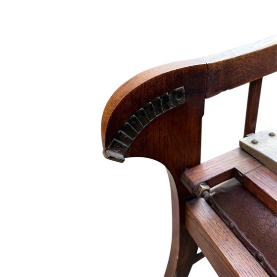 Image 1 of Vintage Kappersstoel ca.1910