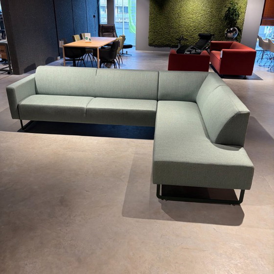 Artifort Mare FC 369 Corner sofa, Metal, Textile, Green (photo 2 of 5)
