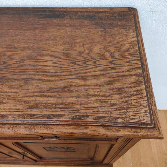 Image 1 of Credenza, cassettiera e comò antichi francesi vintage, mobili da bagno