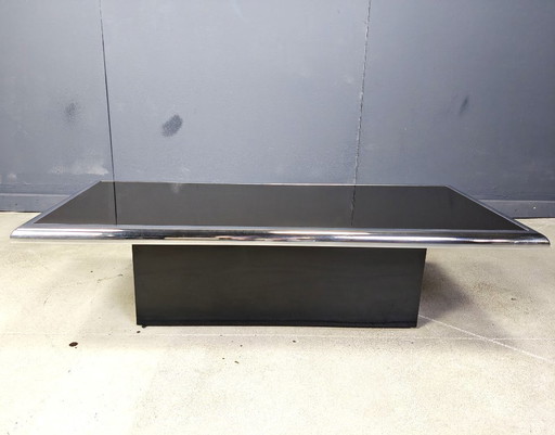 Vintage chromed coffee table, 1970s