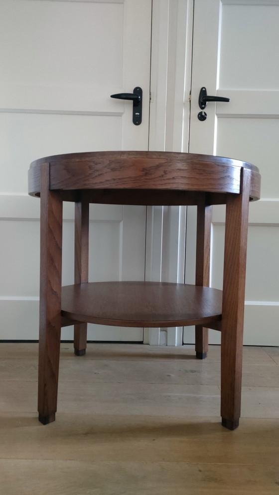 Image 1 of Grande table basse Art Déco, style École d'Amsterdam, années 1930
