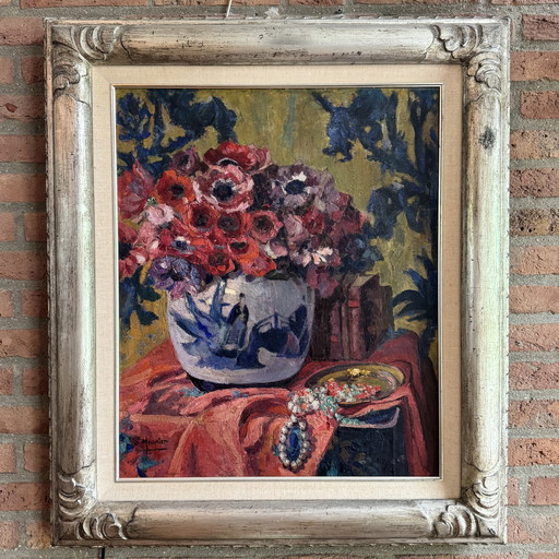Simone Marie Meunier (Paris 1890-1969) Oil on canvas.