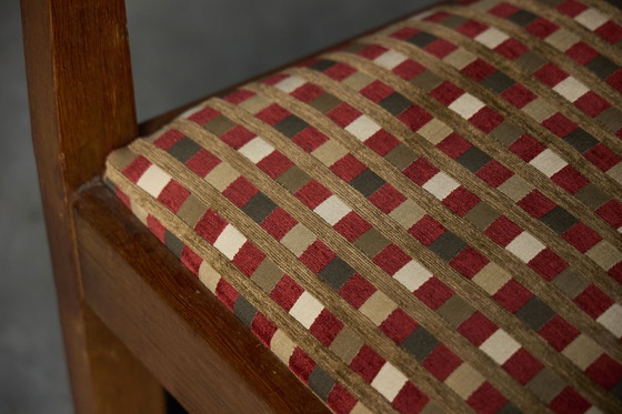 Image 1 of Set di 6 poltrone vintage della scuola di Amsterdam, Paesi Bassi 1940