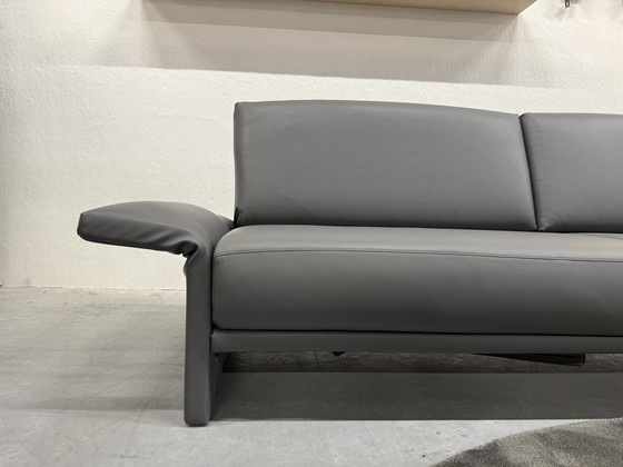 Image 1 of Rolf Benz Canapé Cara 220 Cuir gris Réglable