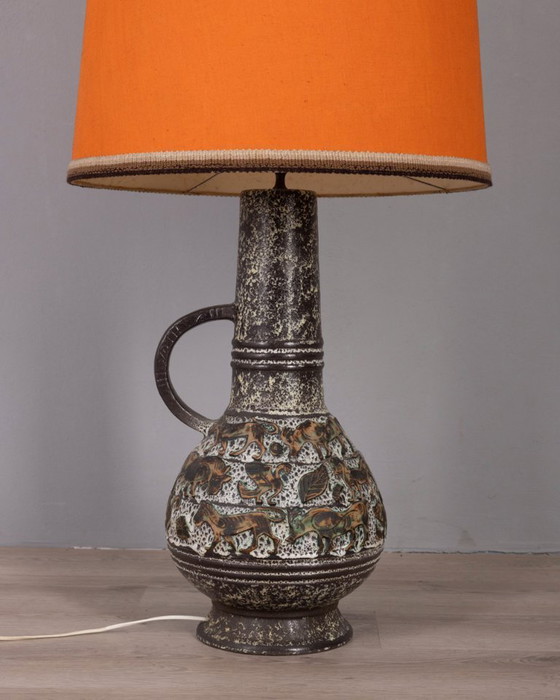Image 1 of Vintage 1960s Ceramic Floor Lamp, West Germany Design