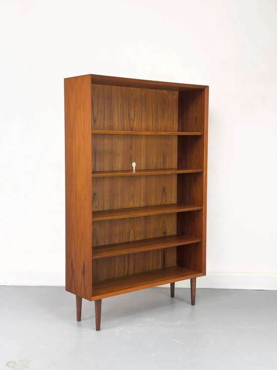 Vintage Danish Teak Bookcase by Chr. Linneberg, 1960s – Wood, Mid Century Modern (photo 15 of 21)