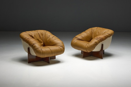 Poltrone MP-61 di Percival Lafer, Brasile, anni '70