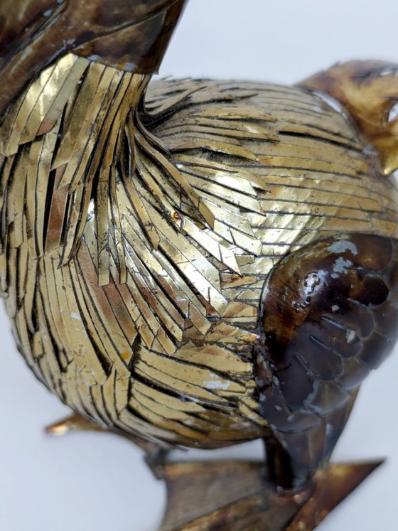 Image 1 of Brutalist Mixed Metal Dodo Sculpture Brass Copper 1960s Sergio Bustamante Style MCM