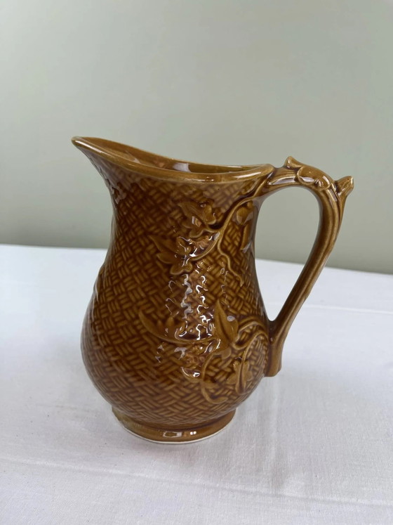 Jarra antigua de Sarreguemines – Vasos y jarras, Porcelain, Art Nouveau (photo 6 of 8)