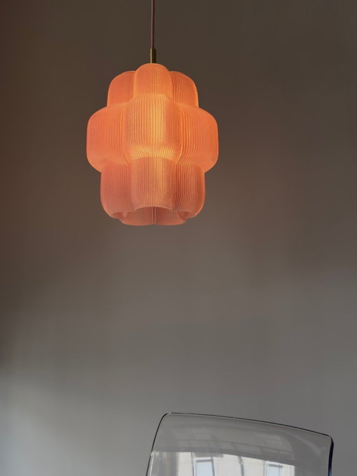 Petulia L "Pink Taffy" ByLucop - Organic Sculptural Pendant Lamp - Artisan 3D Printed Design