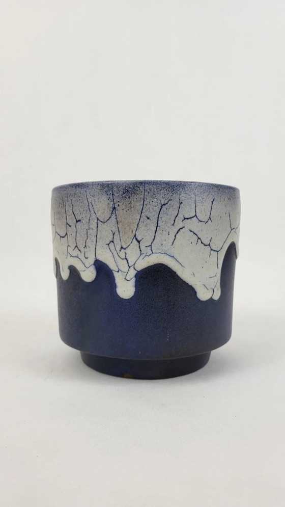 Cache pot sandstone Léon Pointu / Puisaye – Plant pot, Porcelain, Vintage (photo 3 of 7)