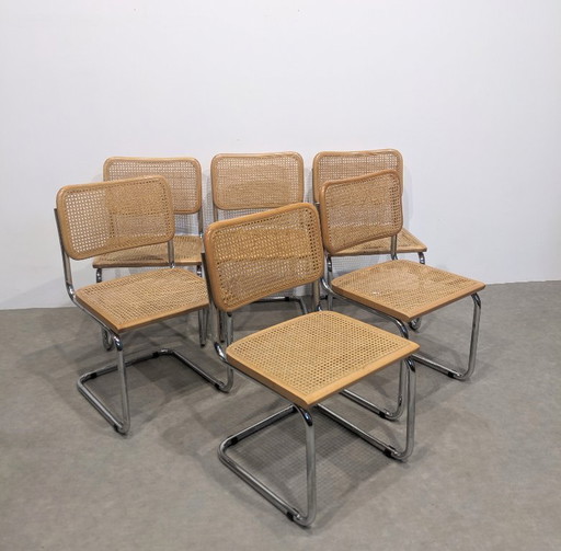 Set of six vintage   Cesca B32 model 
