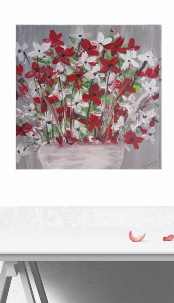 Image 1 of Blumen in der Vase Malerei (6)