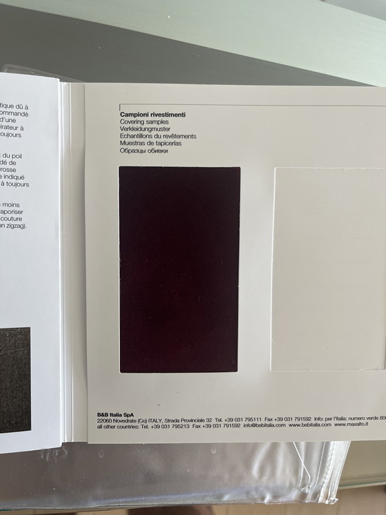 Image 1 of B&amp;B Italia Kalos Sillón - Terciopelo Rojo