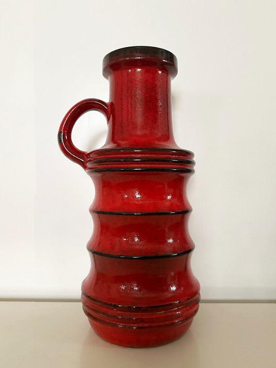 Image 1 of Jarrón de cerámica muy grande de Alemania Occidental. Alemania, años 70