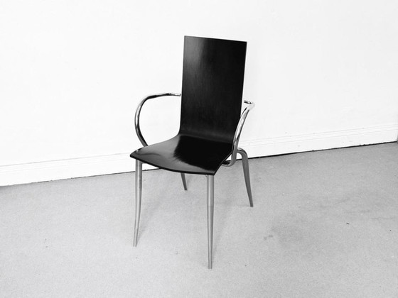 1/10 Philippe Starck Driade Olly Tango Sedia Cromata – Sedie da pranzo, Legno, Cromo (photo 7 of 7)