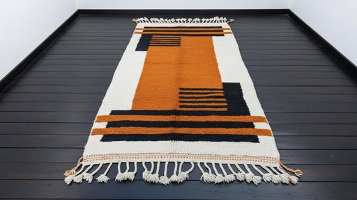 Alfombra tradicional hecha a mano de pura lana, tamaño 1,5/2,5 m – Aime Té, vloerkleden en tapijten, Wool (photo 2 of 6)