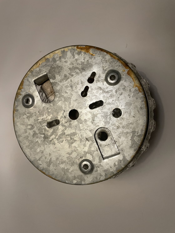 Image 1 of Vintage ceiling lamp with glass bubble shade Tynell style