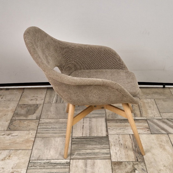 Image 1 of Fauteuil lounge vintage Shell de Miroslav Navratil, années 1960, Tchécoslovaquie