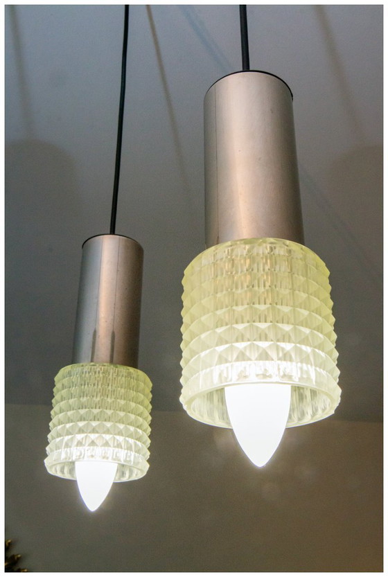 Image 1 of Suspension Space age 3 feux, 1960-70 