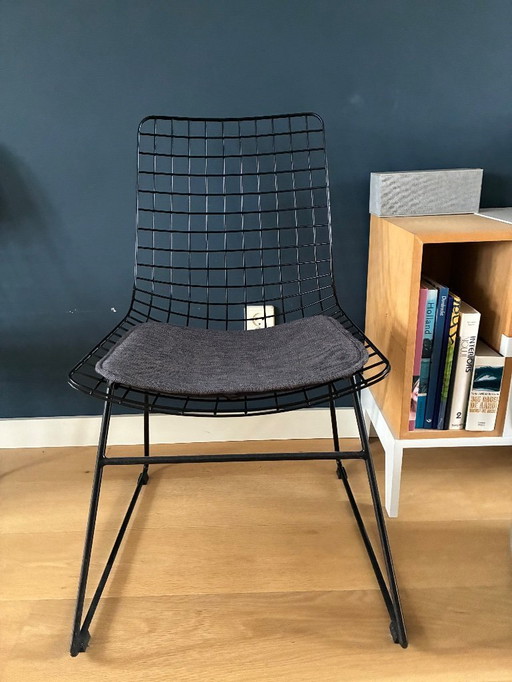 2x Wire chair HK Living