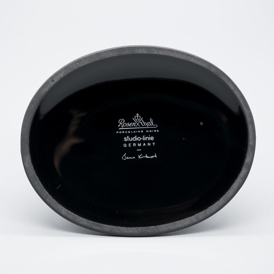 Image 1 of Vase Rosenthal "HEELS" Duo Design James Kirkwood Porcelaine Bisque Noir & Blanc