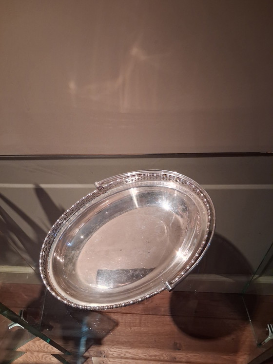 Image 1 of Silver plated fruit bowl circa 1930