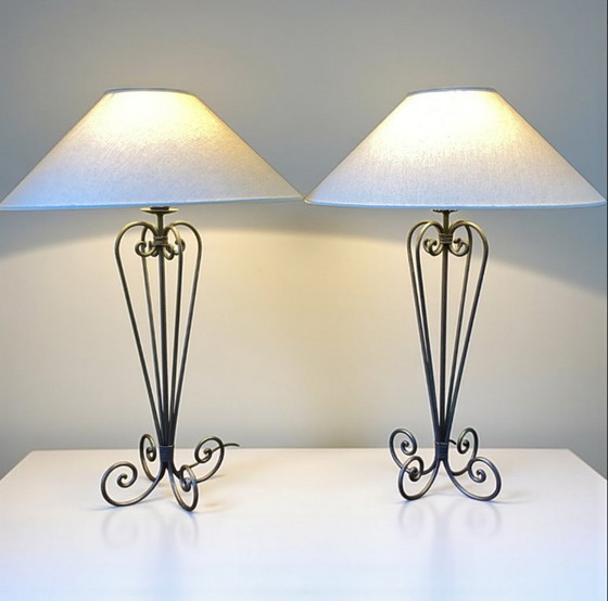 Image 1 of Ensemble de lampes de table de style méditerranéen