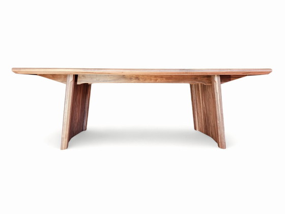Image 1 of Danish design solid american walnut dinner table