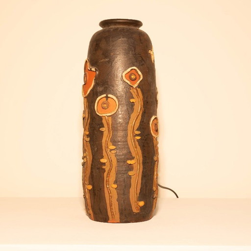 Einzigartige Lampe aus italienischer Keramik, dimmbar